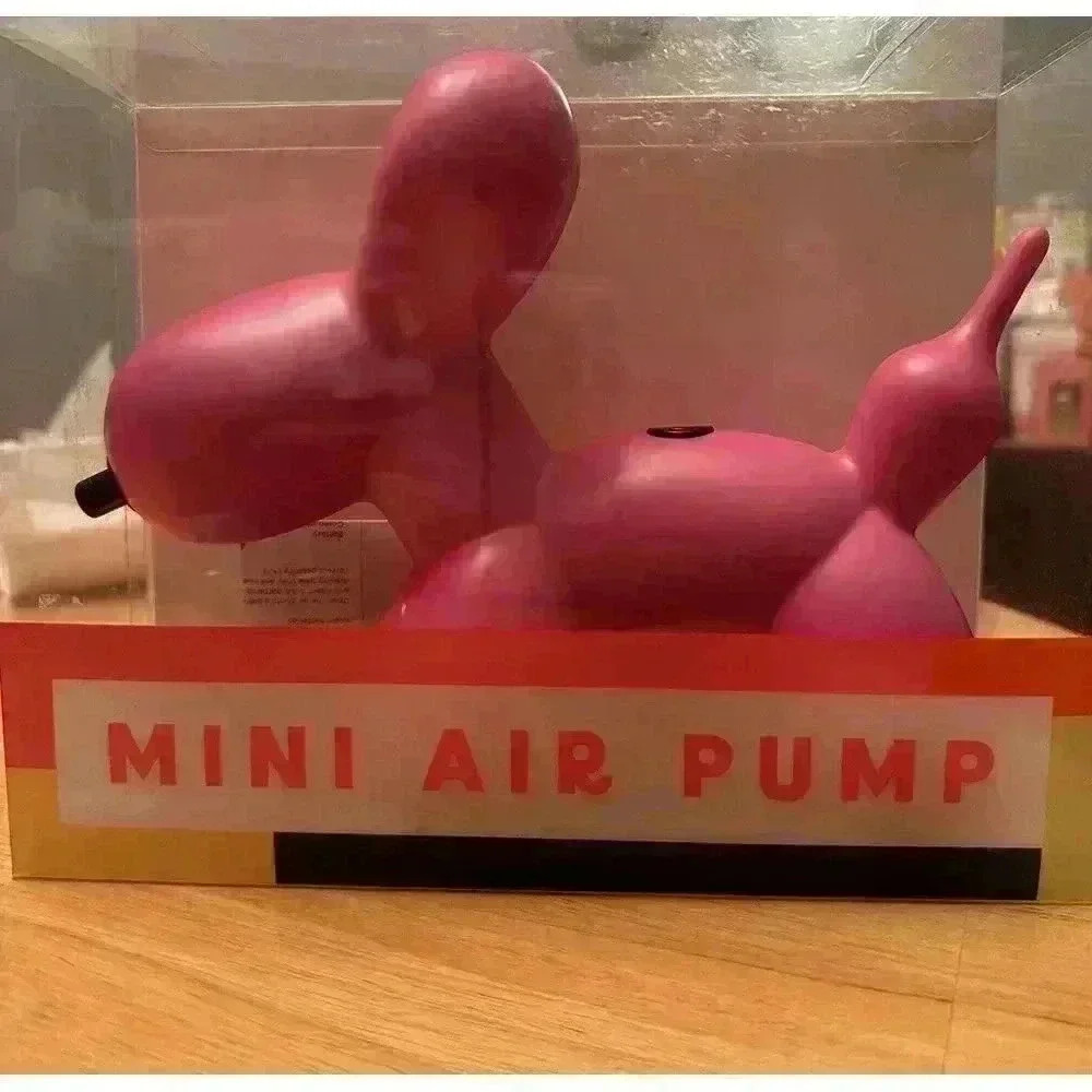 Target Bullseye Playground Pink Balloon‎ Dog Mini Air Pump 9"